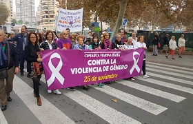 Marcha contra la violencia de género